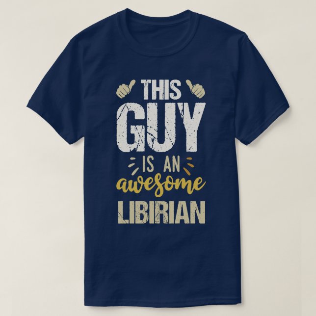 Den här killen är en Fantastisk-bibliotekarie T Shirt (Design framsida)