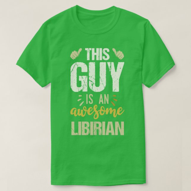 Den här killen är en Fantastisk-bibliotekarie T Shirt (Design framsida)