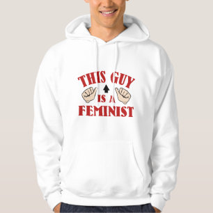 Den här killen är en feminist hoodie