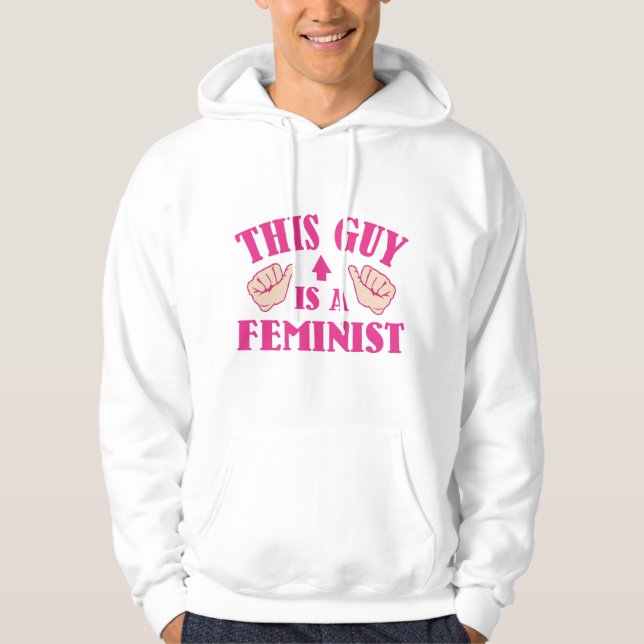 Den här killen är en feminist hoodie (Framsida)