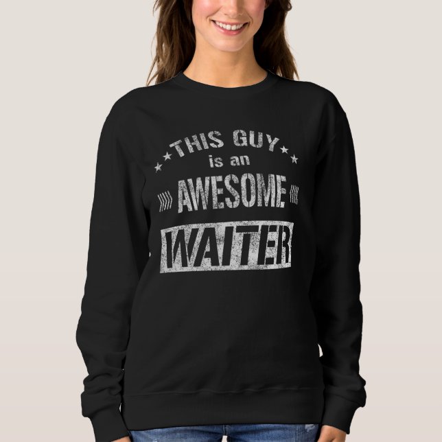 Den här killen är en server för Servitör i Fantast T Shirt (Framsida)