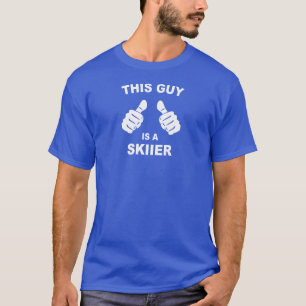 Den här killen är en skiier t shirt