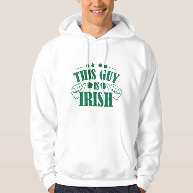 Den här killen är irländsk hoodie (Framsida)