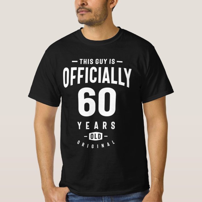 Den här killen är officiellt 60 år gammal - 60 föd t shirt (Framsida)