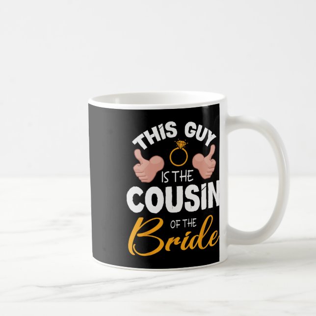 Den här killen är statskuppen i Bride Groom Bröllo Kaffemugg (Höger)