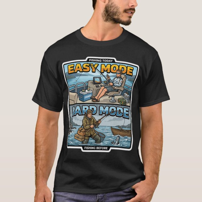 Den här killen behöver fiska t shirt (Framsida)