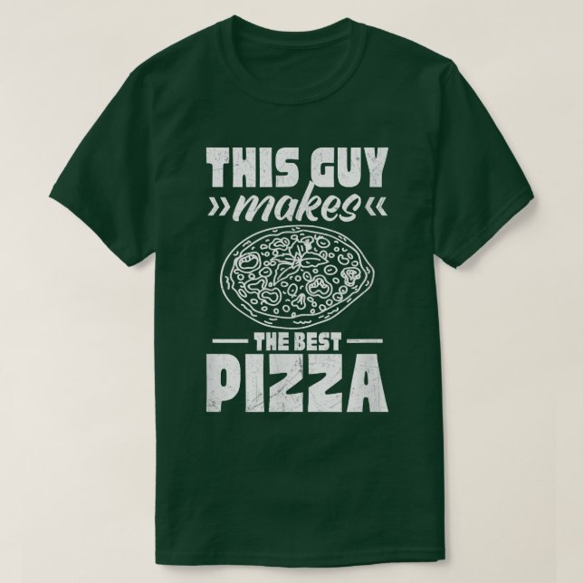 Den här killen gör den bästa Pizza1766  T Shirt (Design framsida)