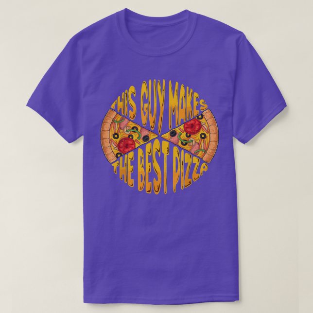 Den här killen gör den bästa Pizza-tillverkaren ba T Shirt (Design framsida)