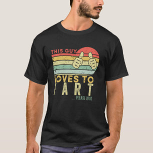 Den här killen Kärlek att fart Retro-Vintagen. T Shirt