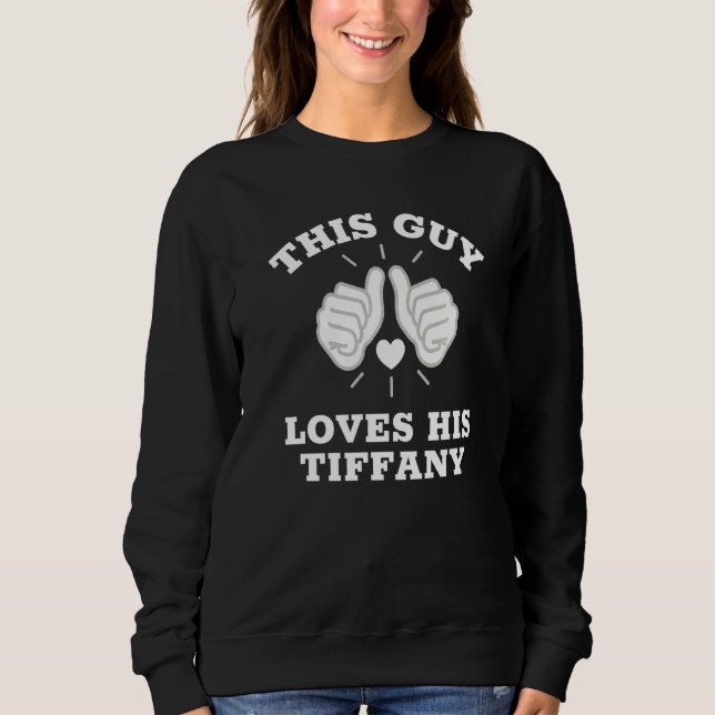 Den här killen Kärlek Hans Tiffany T Shirt (Framsida)
