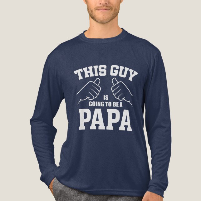 Den här killen kommer att bli en Pappa - ny pappa T Shirt (Framsida)