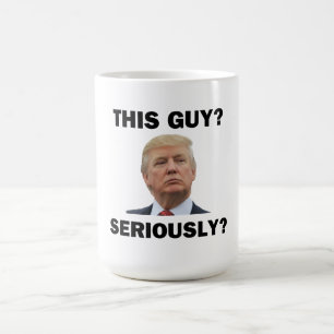Den här killen, seriöst? kaffemugg