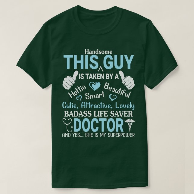 Den här killen tas av en badass livräddare t shirt (Design framsida)