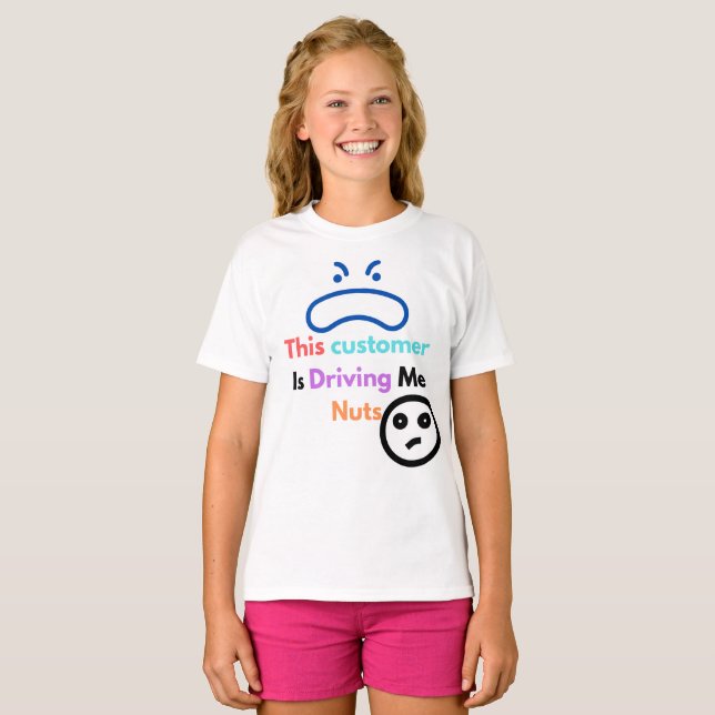 Den här kunden kör mig nöt t shirt (Hel framsida)