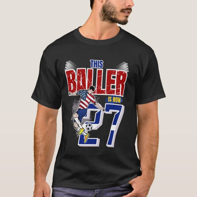 Den här kvarteret är nu 27:e Årets gamla fotbollsd T Shirt (Framsida)