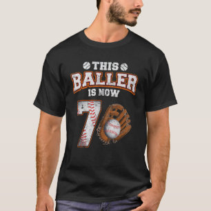 Den här kvarteret är nu 7 år gammal 7:e-födelsedag t shirt