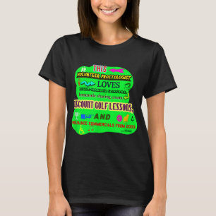 Den här kvinnan känner hennes diskar från Frisbee T Shirt