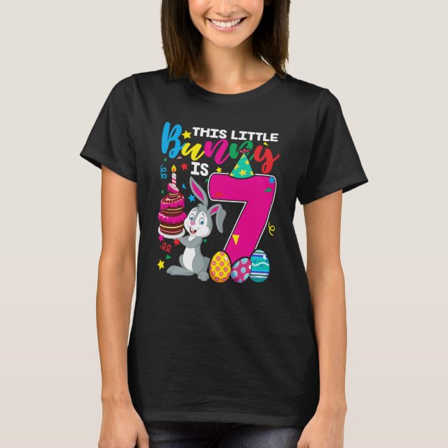 Den här lilla bunten är 7:e-födelsedagen För barn T Shirt (Framsida)