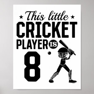 Den här lilla cricket-spelaren är 8 år gammal - 8- poster
