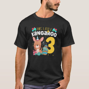 Den här lilla Kangaroo är 3 vilda djur Lycklig Bi T Shirt