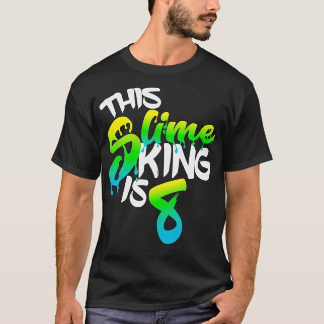 Den här lilla Kung är 8-smala gåvor från födelseda T Shirt (Framsida)