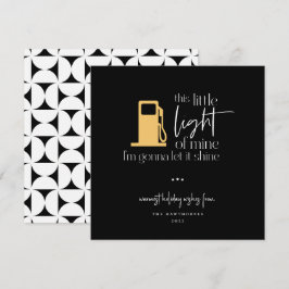 Den här lilla ljusbrinnande gasljusjulen