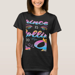 Den här lilla prinsessan rullar in i 9-dagars roll t shirt