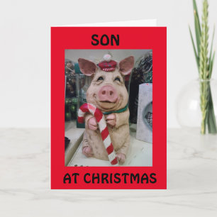 DEN HÄR LITEN GRUPPEN SÄGER MERRRRY CHRISTMAS *SON HELGKORT