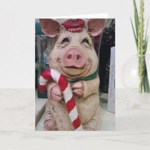 DEN HÄR LITEN PIGGY SÄGER MERRRRY CHRISTMAS HELGKORT