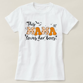 Den här Mamman Kärlek Hennes boos | Halloween Mamm T Shirt