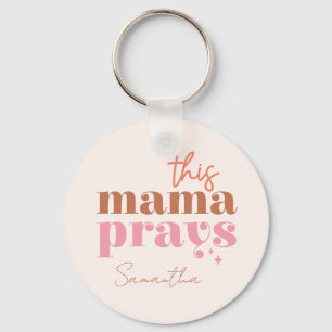 Den här Mamman Prays Nyckelring