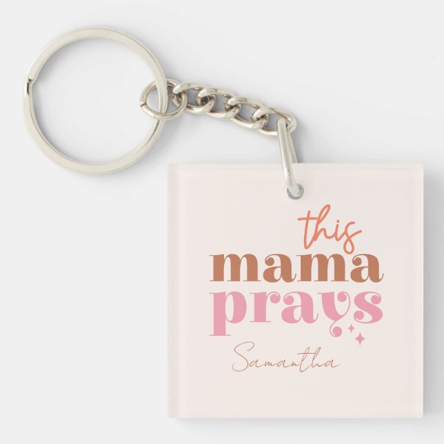 Den här Mamman Prays - Rustic Boho Design (Framsidan)