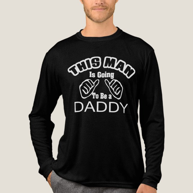 Den här mannen kommer att bli Pappa T Shirt (Framsida)