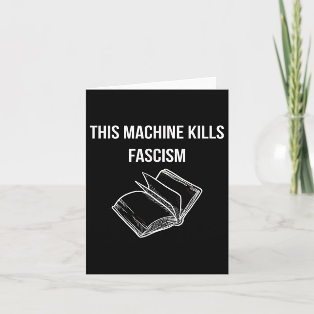 Den här Maskin-Dödan är fascismen - läsningen i Bo Kort (Framsida)