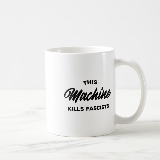 Den här Maskin-Dödan fascister 1 Kaffemugg (Höger)