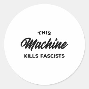 Den här Maskin-Dödan fascister 1 Runt Klistermärke