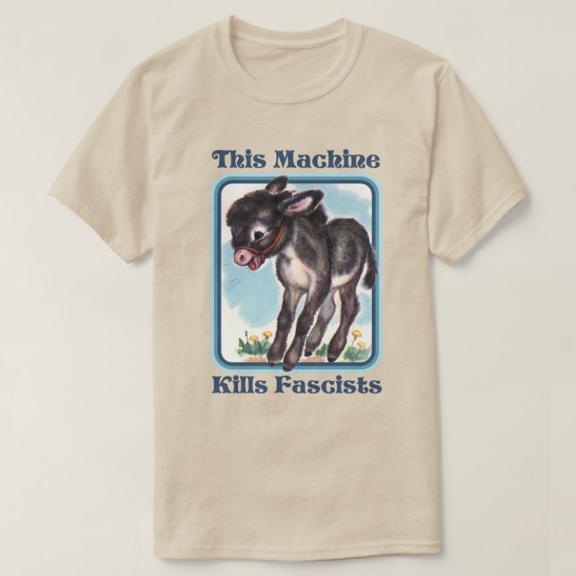 Den här Maskin-Dödan fascister T Shirt (Design framsida)