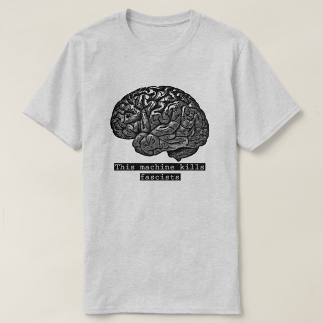 Den här Maskin-Dödan fascister Tee (Design framsida)