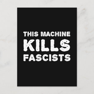 Den här Maskin-Dödan fascister Vykort