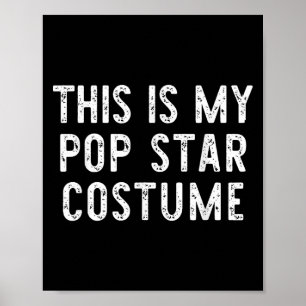 Den här min P Star Costume Halloween Easy Kids Vux Poster