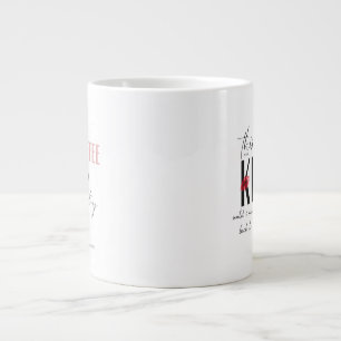 Den här muggen är en kyss jumbo mugg
