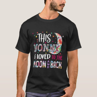 Den här nonni är älskad i Måne och den bakåtriktad T Shirt