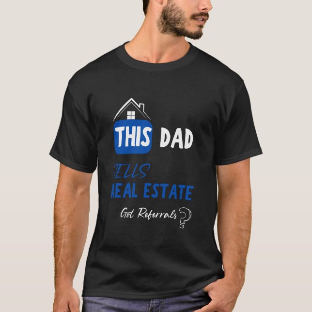 Den här Pappa säljer hänvisningarna till Har i Rea T Shirt (Framsida)