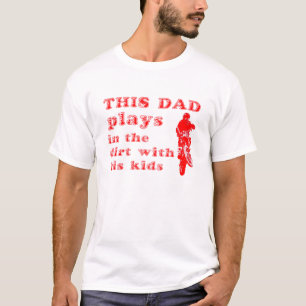 Den här pappan kör dirt bike motocross - T-shirt