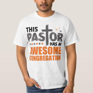Den här pastorn har en kongregation från Fantastis T Shirt