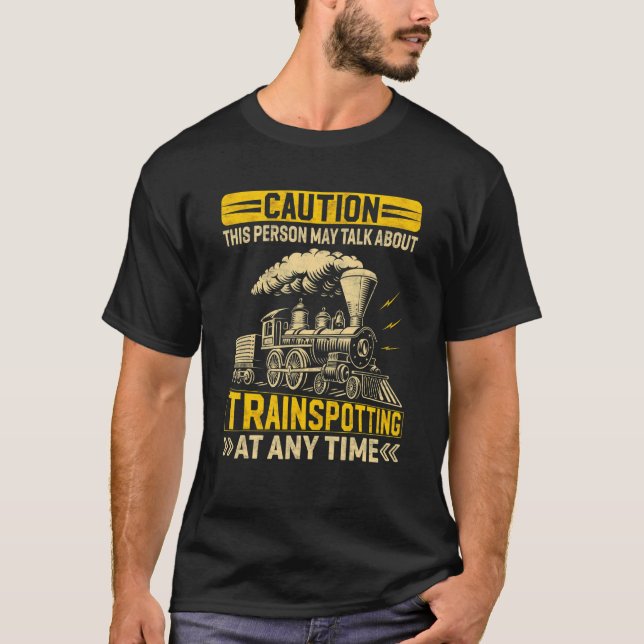 Den här personen kan prata om att utbilda Trainspo T Shirt (Framsida)