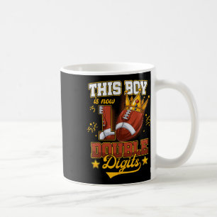 Den här pojken är nu 10 Dubblors fotboll på dagen Kaffemugg