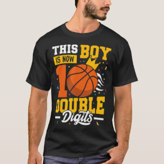 Den här pojken är nu Dubbla Digits Basketball Boy  T Shirt