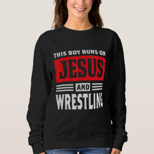 Den här pojken Springa på Jesus och brottande kris T Shirt