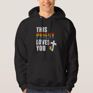 Den här Priest Kärleken - Ally Religiösa Leader fö Hoodie